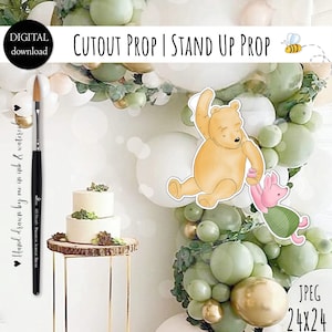 Cutout Decor Baby Shower Birthday Party. Cutout Prop / Stand Up Prop DIGITAL DOWNLOAD JPEG 0001