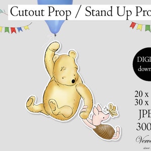 Classic Winnie the Pooh Vintage Cutout Decor Baby Shower | Etsy