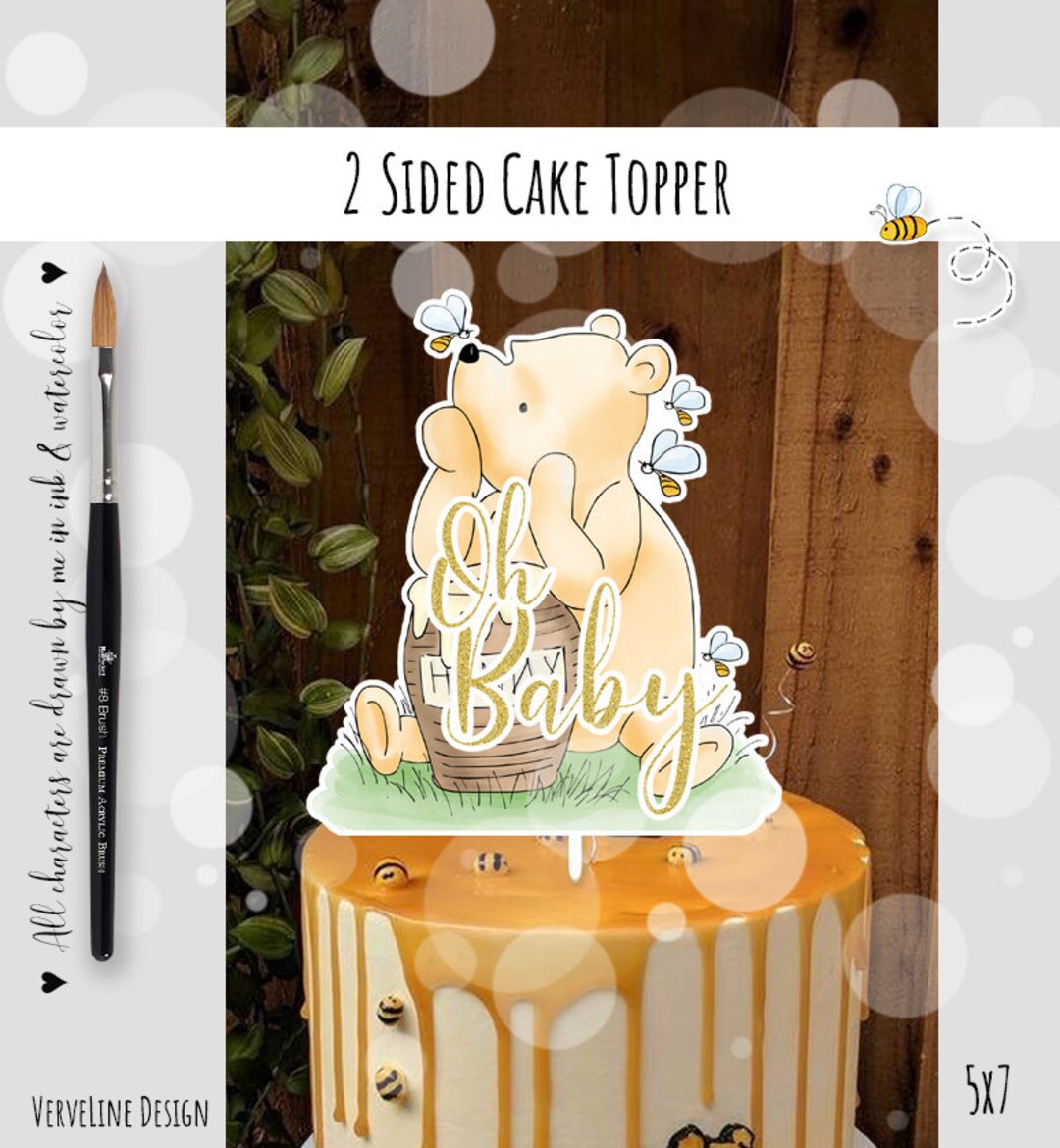  MEMOVAN Winnie Cake Topper Oh Baby Classic The Pooh