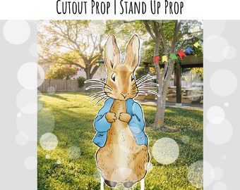 Rabbit Cutout Birthday Baby Shower Party Cutout / Stand Up Prop DIGITAL DOWNLOAD 0004