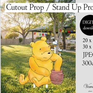 Cutout Decor Classic Baby Shower Birthday Party, Cutout Prop , Stand Up Prop,DIGITAL DOWNLOAD File for Large print 0001