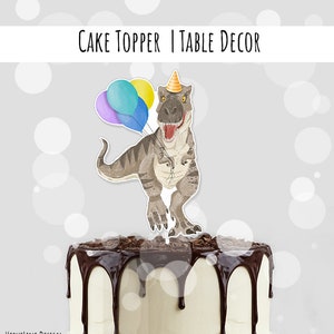 Printable Dinosaur Centerpieces Set 1 Birthday Party Cake - Etsy