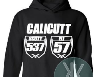 Youth Moto Hoodie/ Toddler Moto Hoodie/ Dirt Bike Hoodie/ Motocross Hoodie/ Personalized Hoodie/ Custom Hoodie