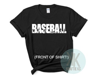 Baseball Shirt / Baseball T Shirt/Kids Baseball Shirt/ Adult Baseball Shirt