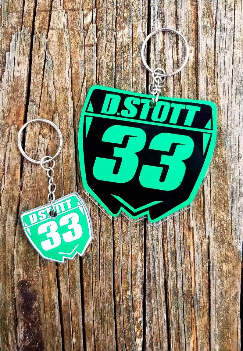 Motocross Keychain/dirt Bike Key Chain / Etsy