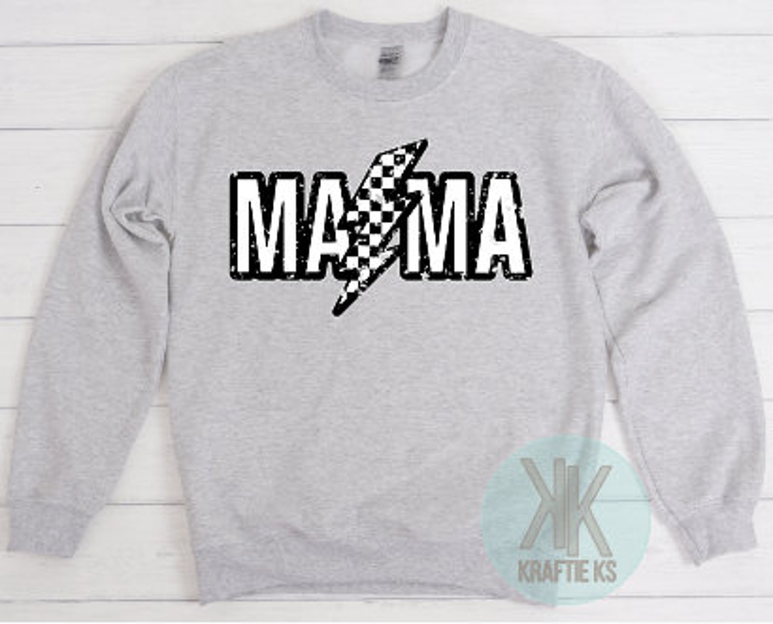 MOUSYA Surdimensionné Mama Sweatshirt Femme Mama Lettre