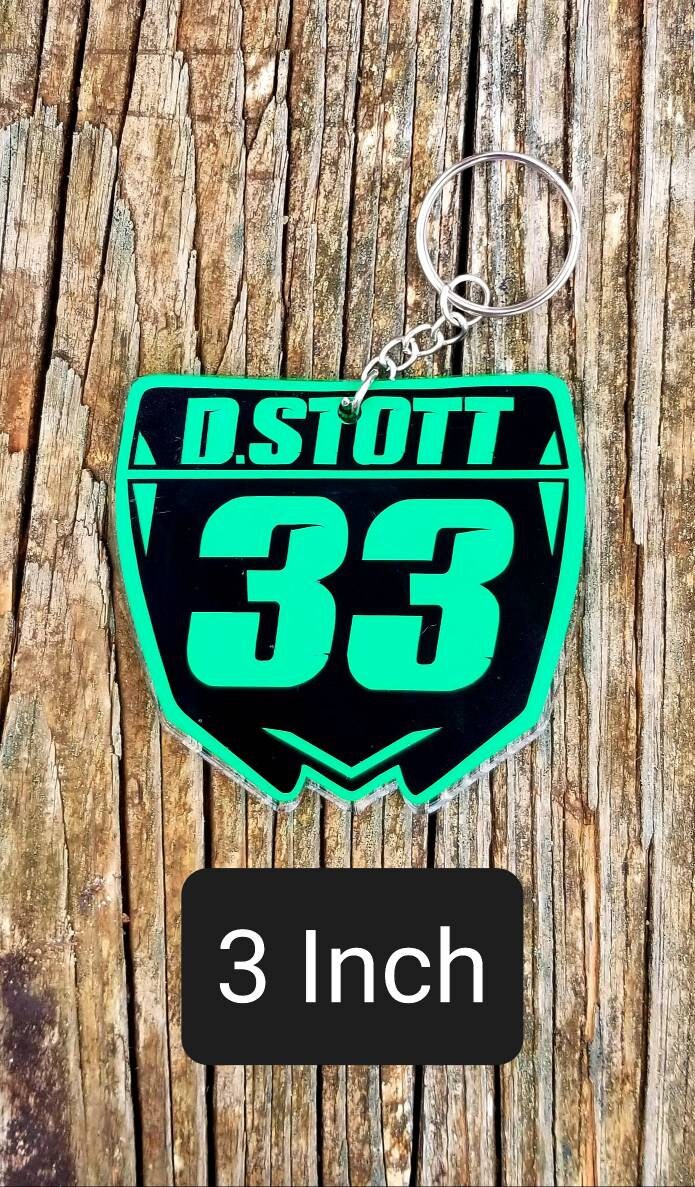 Motocross Keychain/dirt Bike Key Chain / Etsy