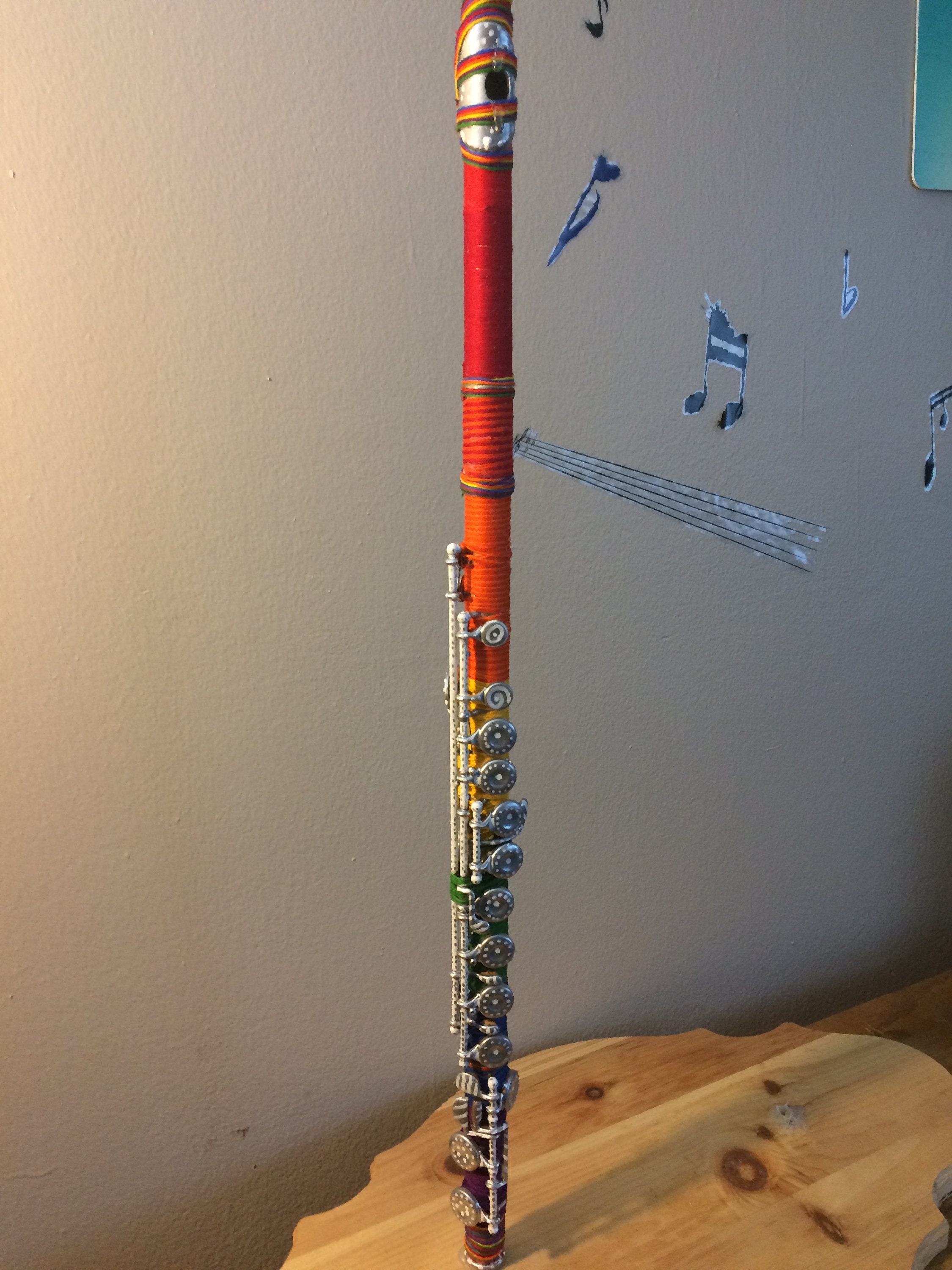 Flute Threaded Rainbow Design Etsy
