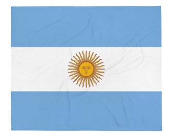Argentinien Flagge Decke