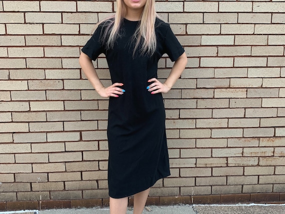 60’s Vintage Black Dress - image 1