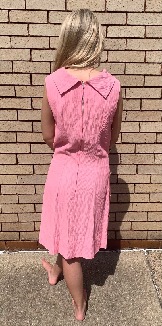 60’s Vintage Pink Sheath Dress - image 2