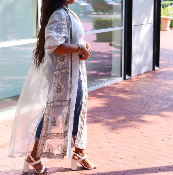 Asian Style Sheer Overcoat