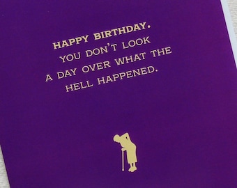 Funny Birthday Card For Mum/Sister/Best Friend