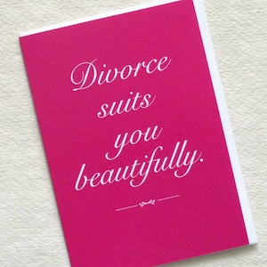 Divorce Card/Break Up Support From Friend