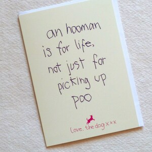 Funny Card For Dad/Mum/Best Friend/Dog Lover