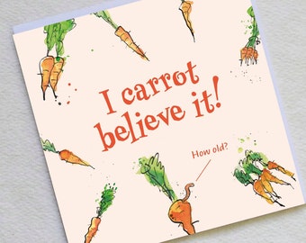 Funny Birthday Card For Gardeners/Allotment Birthday Card