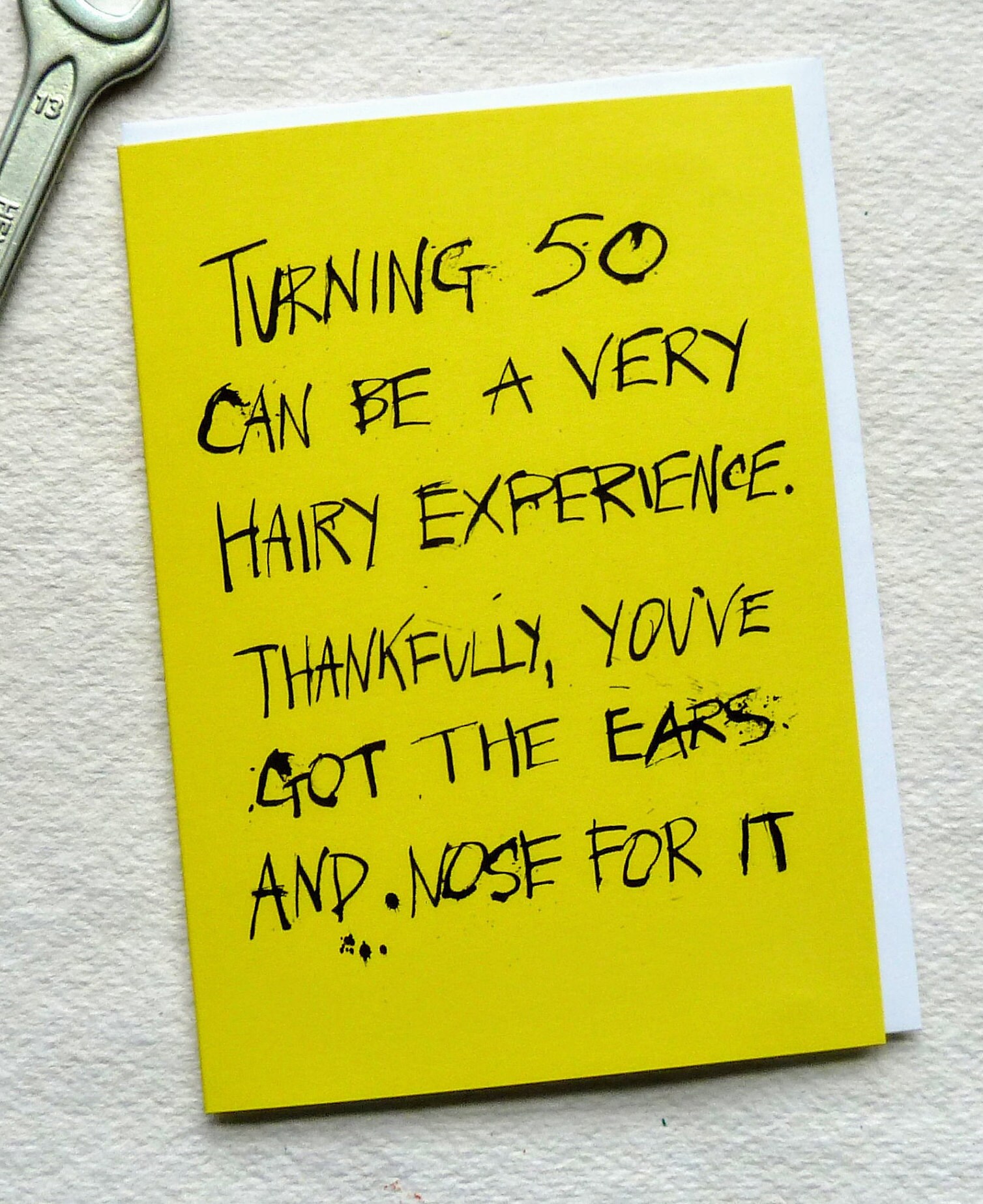 Funny and Rude 50th Birthday Card/for Mum/dad/witty Birthday - Etsy