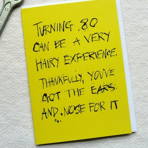 Funny and Rude 80th Birthday Card For Dad/Mum/Best Friend