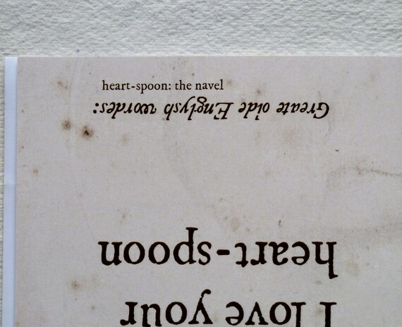 Funny Love Quote Card/love Heart/beautiful Old English Words - Etsy UK Funny Love Quote Card/love Heart/beautiful Old English Words - Etsy UK