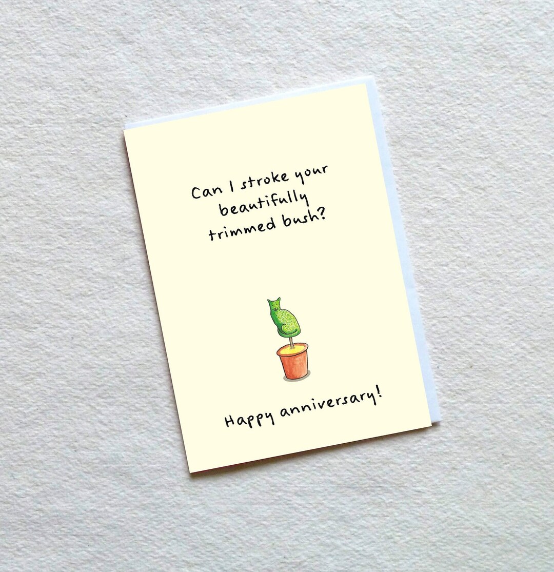 Funny Rude Anniversary Card for Her/wife/girlfriend - Etsy