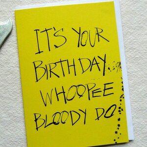 Funny Sarcastic Birthday Card For Her/Him/Best Friend