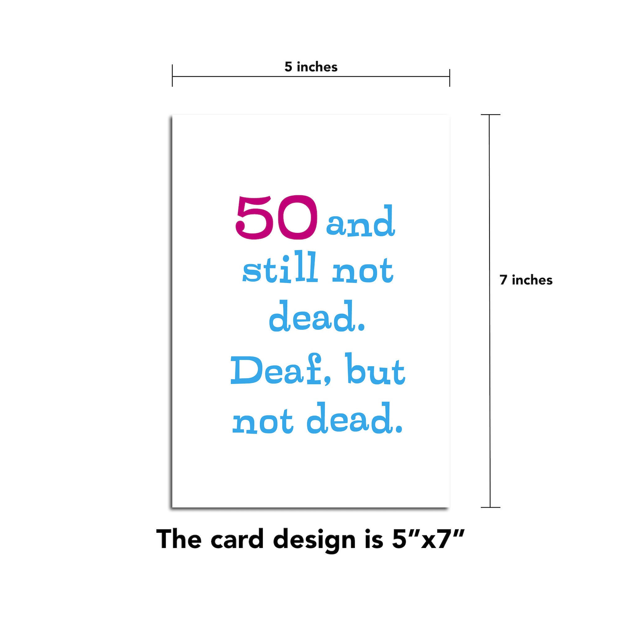 Funny Printable 50th Birthday Card for Her/him/friend - Etsy