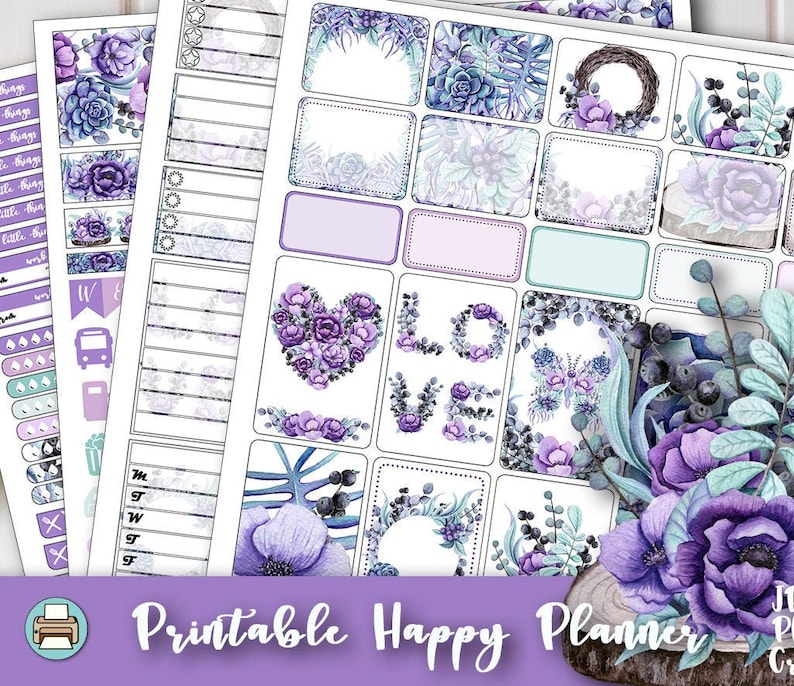 Printable Mambi Happy Planner Classic Stickers Happy Weekly Etsy