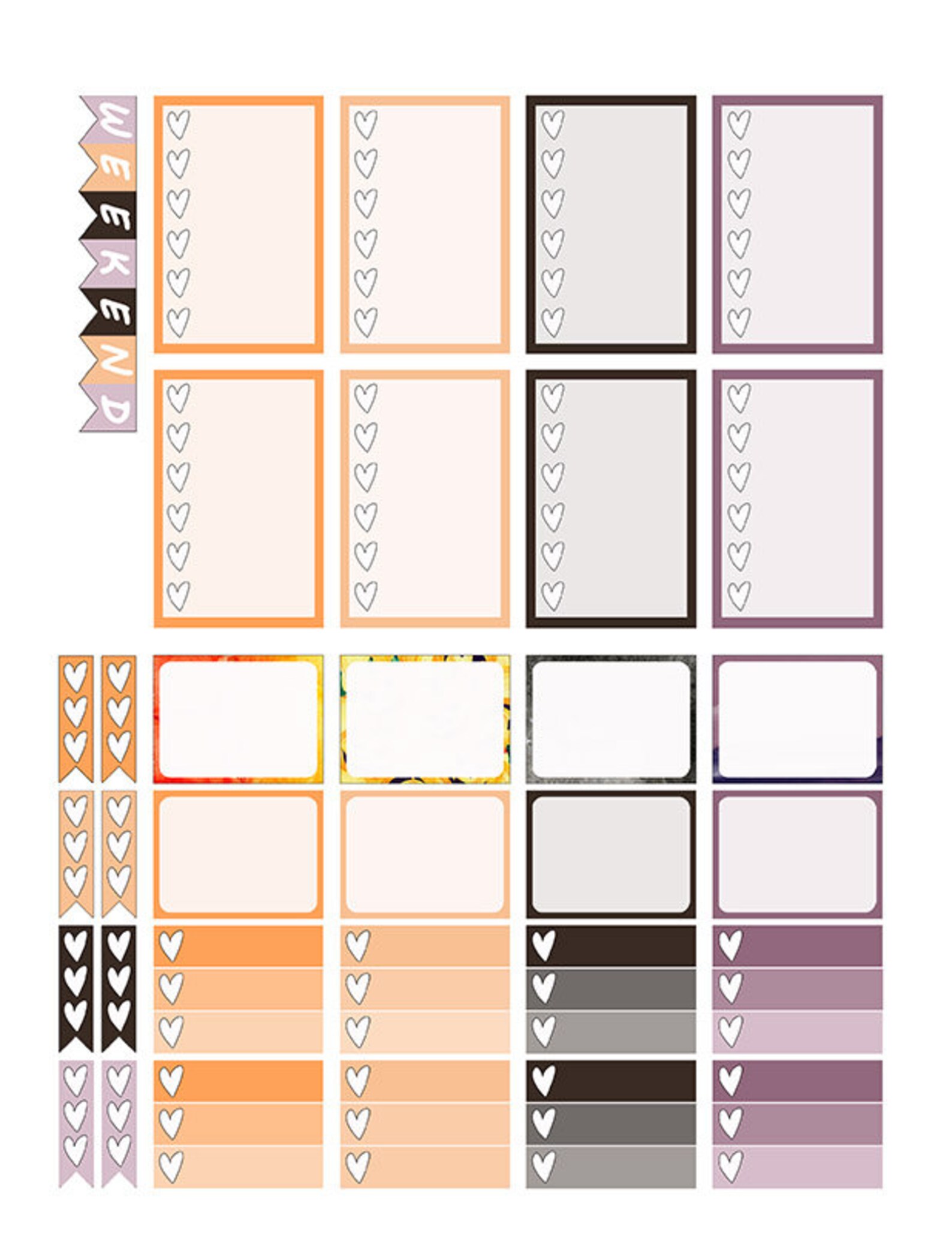 Halloween Printable Mambi Happy Planner Classic NEW Stickers | Etsy