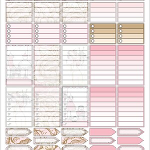 Printable Mambi Happy Planner Weekly Classic Stickers Gently | Etsy