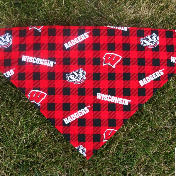 Wisconsin Badgers Dog Bandana