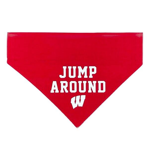 University of Wisconsin Badgers Jump Around Dog Bandana