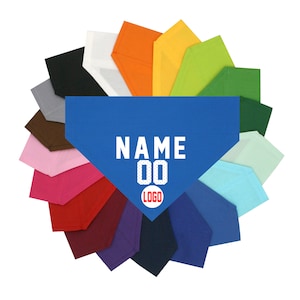 Personalized Team Jersey Custom Dog Bandana