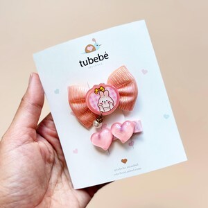 Pinzas para el pelo con dibujos animados para niñas: juego de pasadores coloridos y divertidos - Accesorios kawaii para niñas