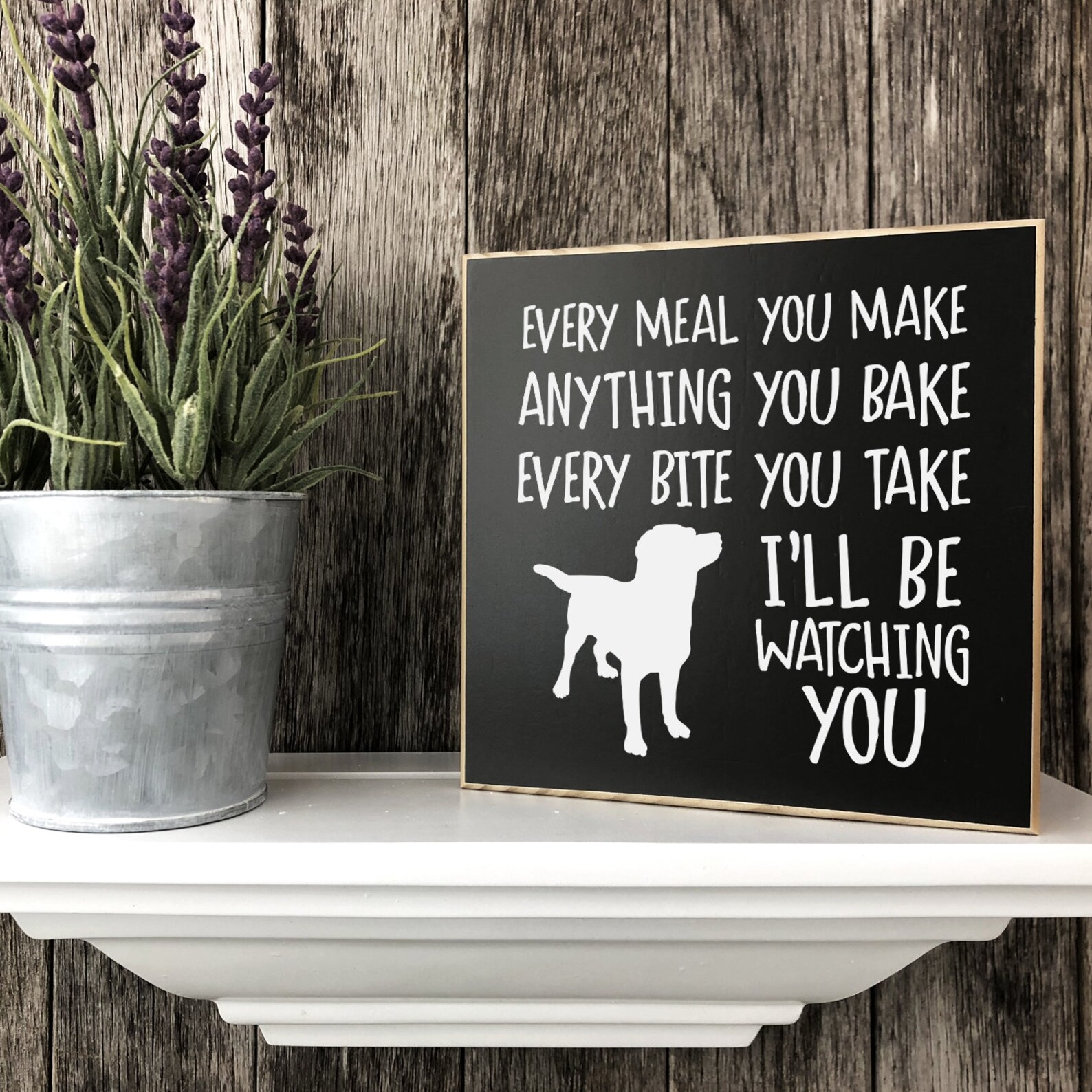 Cute & Funny Dog Sign Funny Pet Sign Wall or Shelf Decor | Etsy