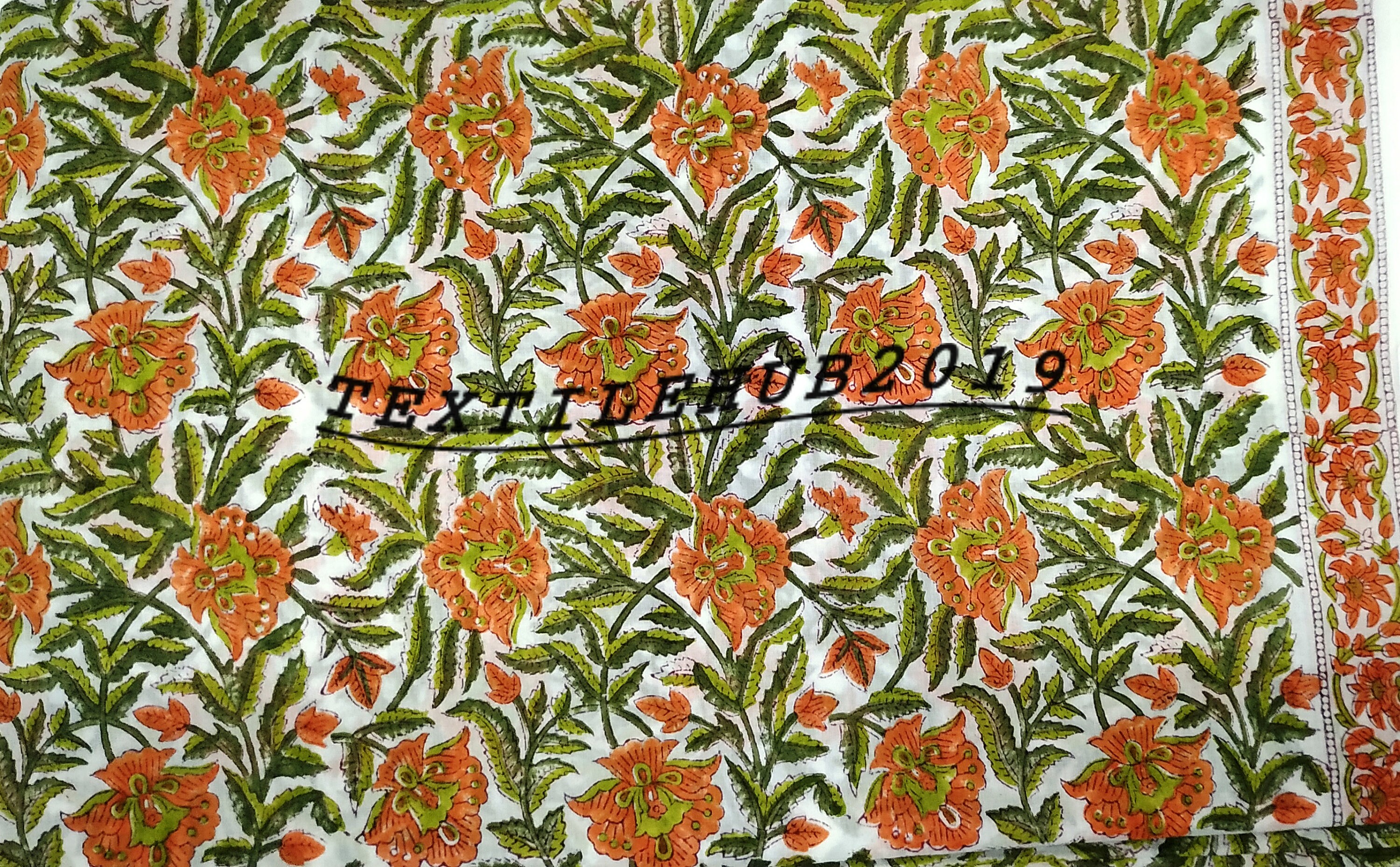 Indian Fabric Block Printed Cotton womens clothing 2.5 to 100 | Etsy