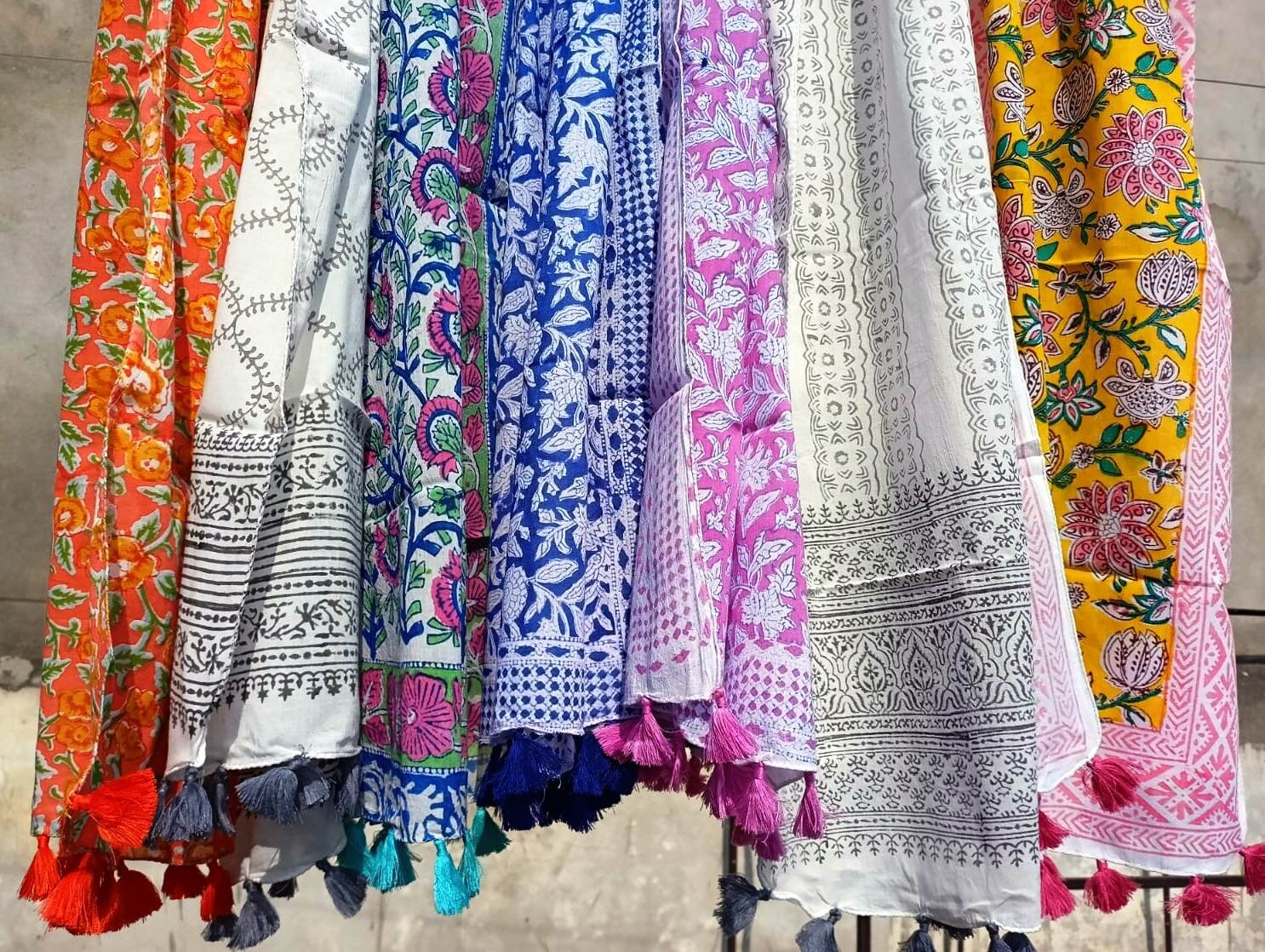 Indian print clearance scarf