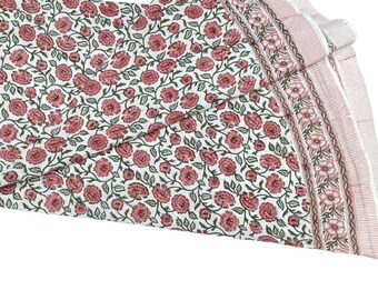 Block Printed Round Tablecloth Floral Round Tablecloth - Etsy