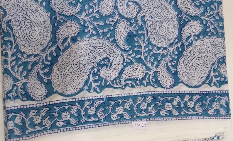 2.5 to 100 yards indian hand block print fabric indian cotton fabric handmade