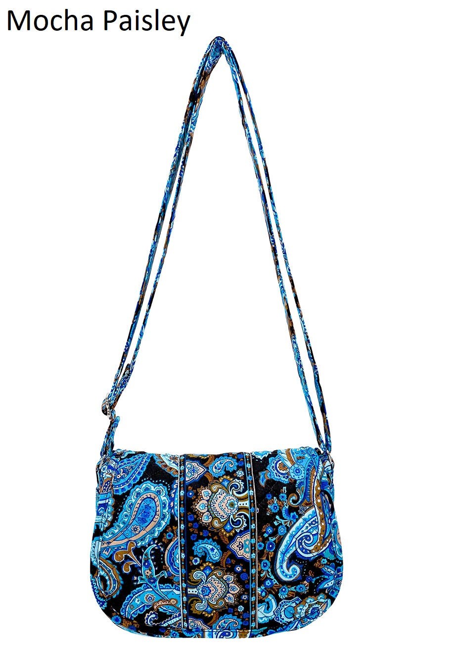 Made in USA Tag-A-Long by Stephanie Dawn Adjustable Strap Handbag Quilted Cotton Fabric