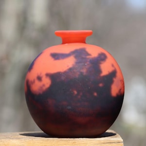 Muller Fres Luneville Art Glass Vase