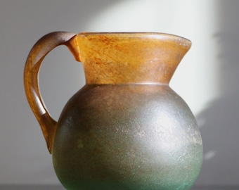 Georg De Feure pate de verre Glass Pitcher Vase