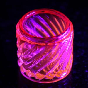 Antique Baccarat Reactive Rose Tiente Jar