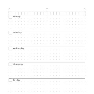 Novel WEEKS // A5 Weekly Discbound Planner Refill