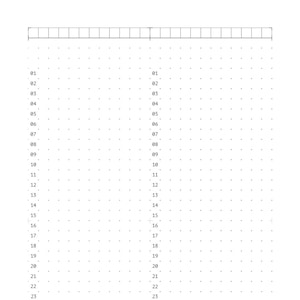 Novel MONTHS // A5 Monthly Discbound Planner Refill
