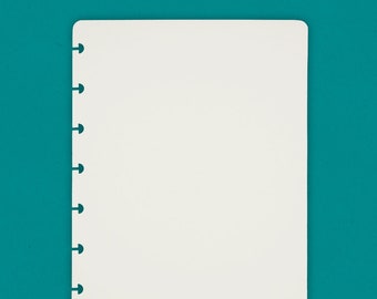 Plain Paper Refills (Natural white shade) - for discbound notebooks and planners - Novel Notes