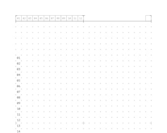 Novel DAYS // A5 Daily Discbound Planner & Journal Refill