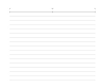 Novel LINES // A5 Lined Paper Discbound Notebook Refill - White or Cream Paper