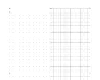 Novel TRACKERS // A5 Squared & Dot Grid Discbound Planner Refill