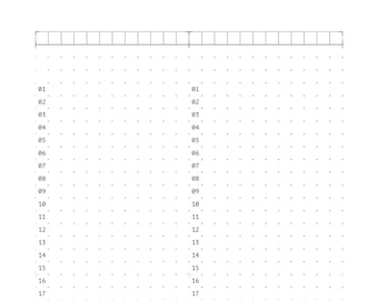 Novel MONTHS // A5 Monthly Discbound Planner Refill