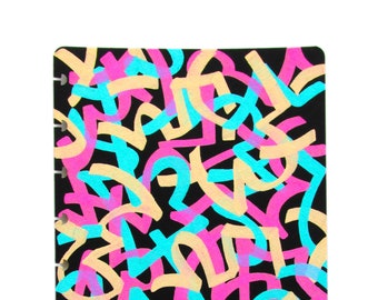 A5 Notebook Covers - Asemic Series - Handpainted Original Artwork 'Voca'